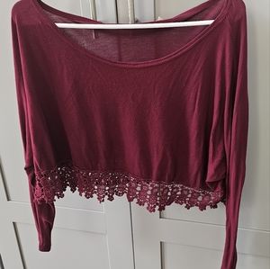 Elodie cropped long sleeve